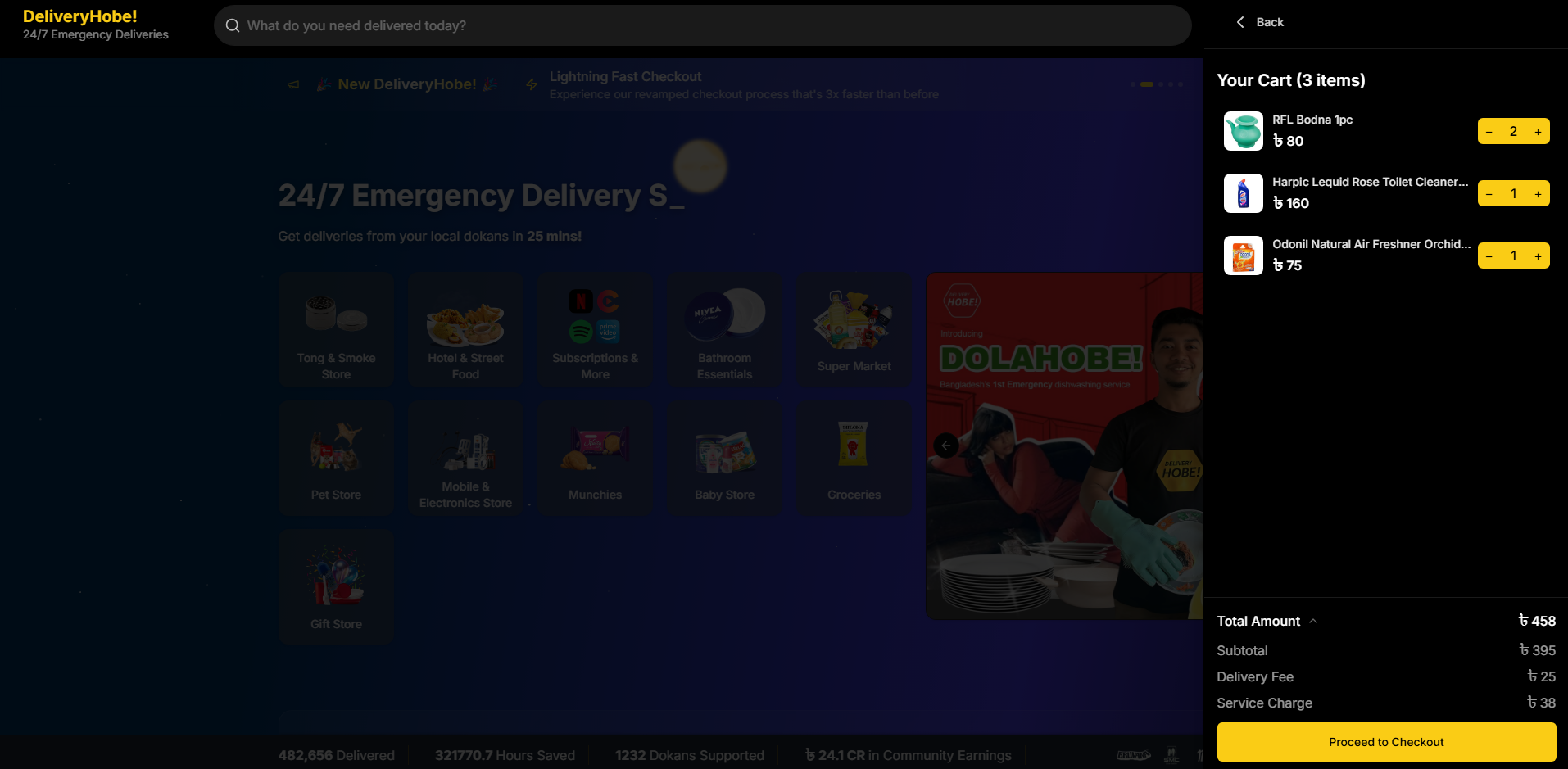 New Cart System